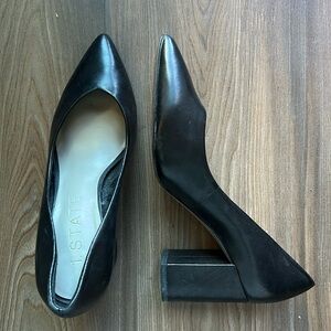 1.State Black Block Heels